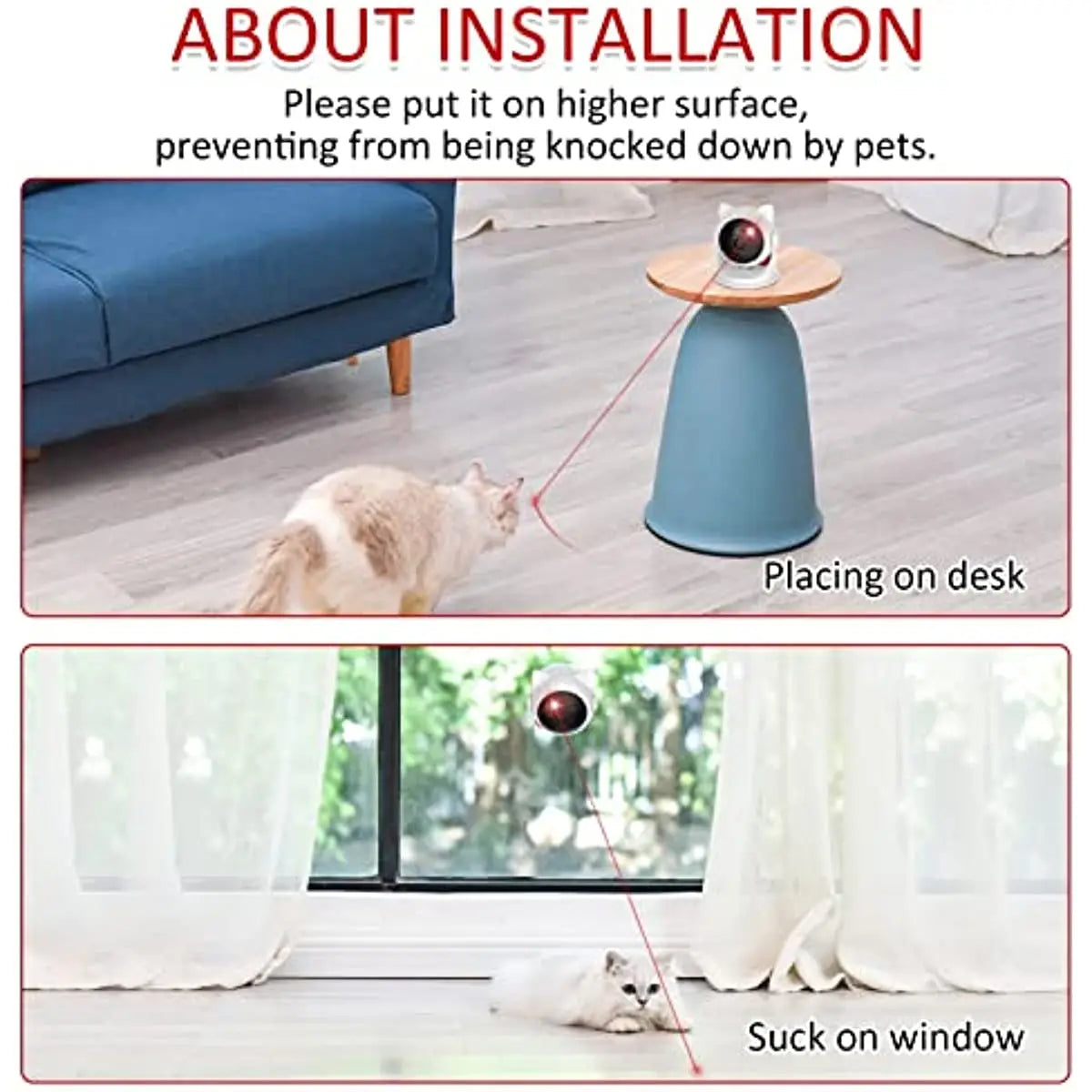 Auto Laser Pets Toy - Motion, Rechargeable