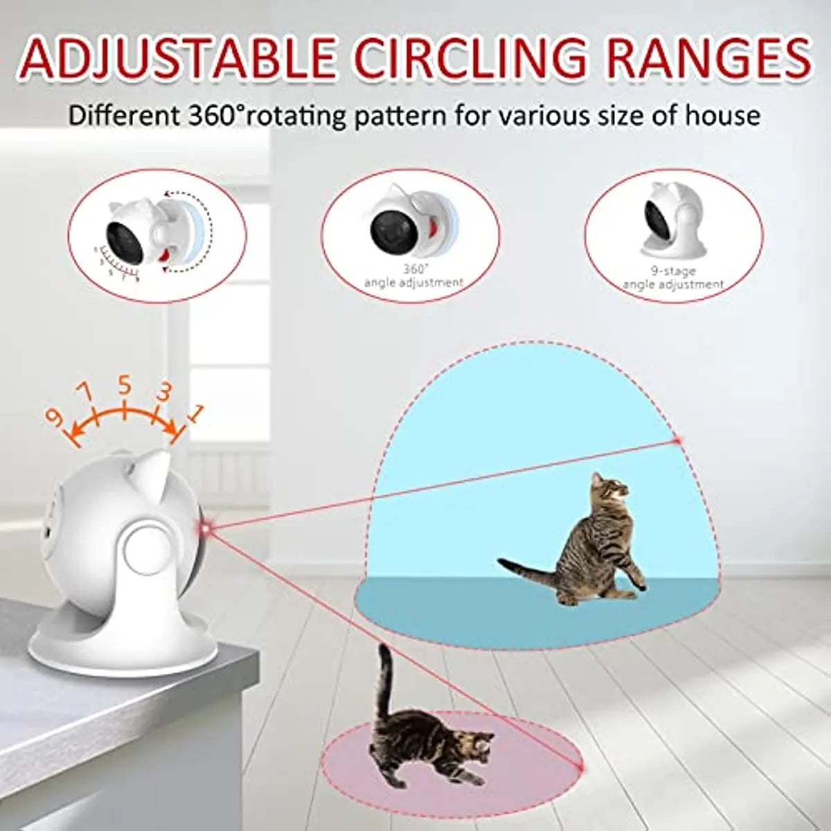 Auto Laser Pets Toy - Motion, Rechargeable