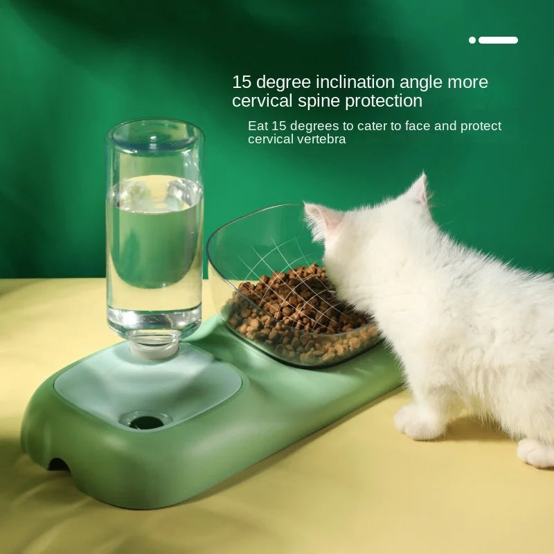 2-in-1 Auto Feeder & Waterer for Pets