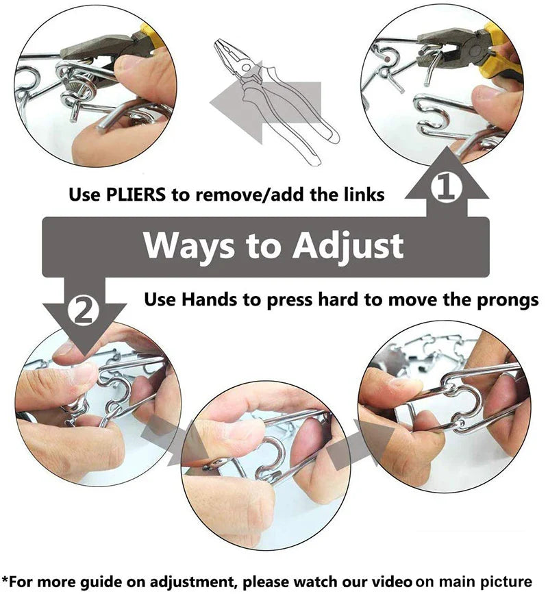 Adjustable Pinch Collar For Dog Training