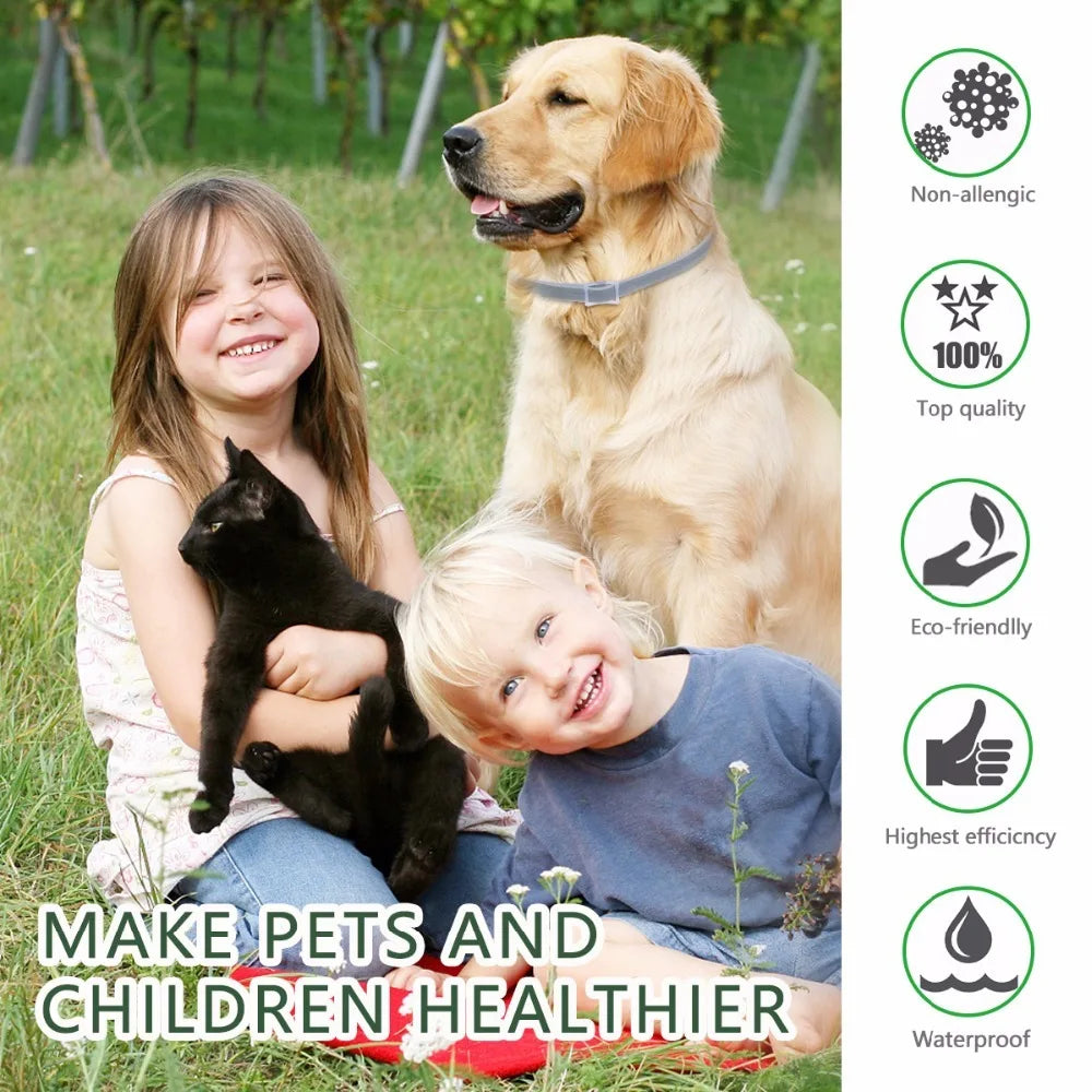 Adjustable Dog Flea & Tick Collar (Waterproof)