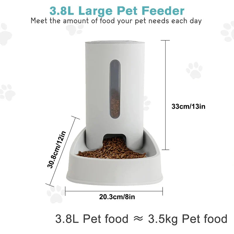 3.8L Auto Pet Feeder For Pets