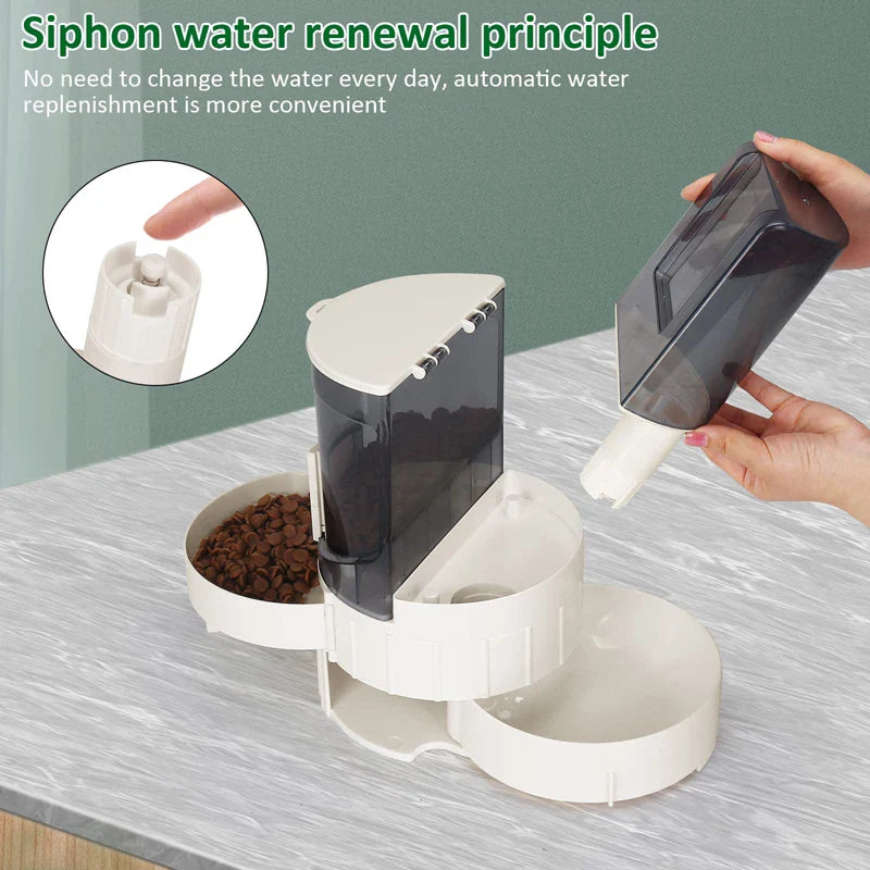 Auto Pet Feeder & Waterer