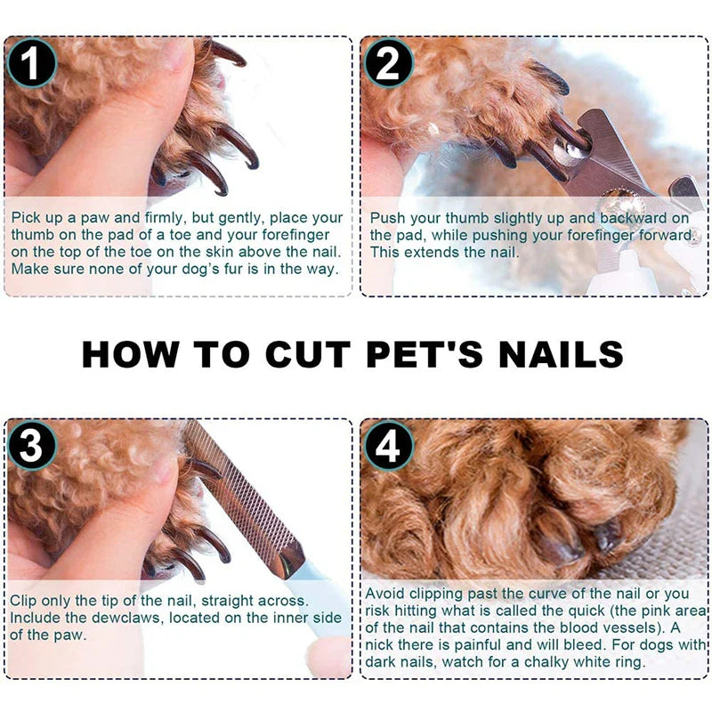 Durable Dog Nail Cutter with Safety Guard