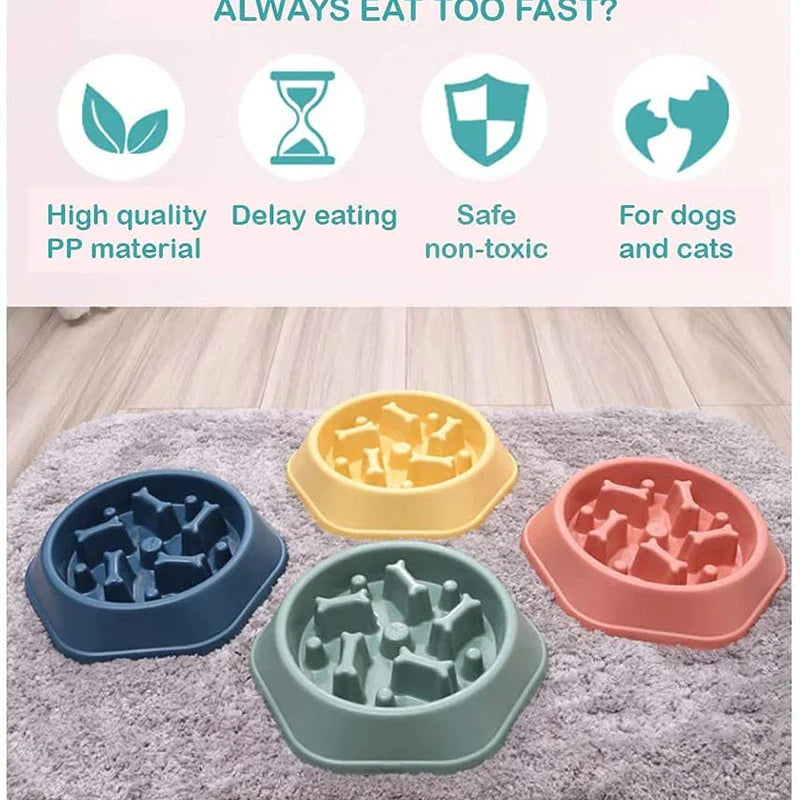Eco-Friendly Slow Feed Dog Bowl