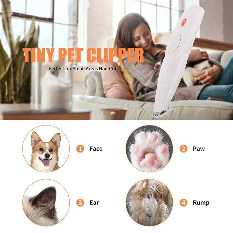Cordless Electric Pet Hair Trimmer