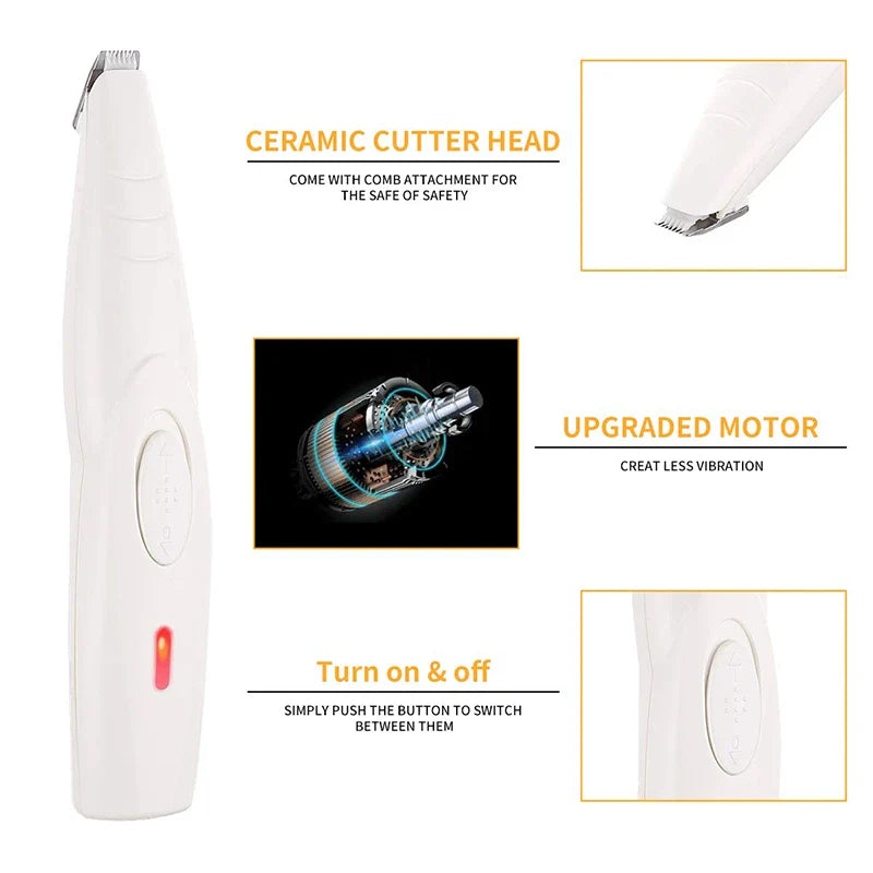 Cordless Electric Pet Hair Trimmer