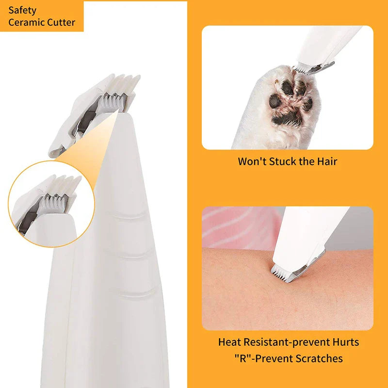 Cordless Electric Pet Hair Trimmer