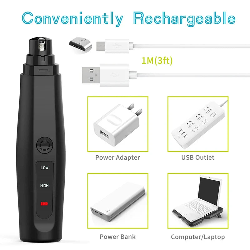 Portable Electric Dog Nail Grinder