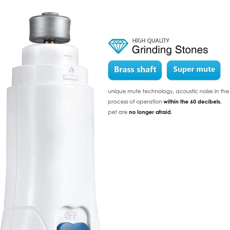 Effective Electric Pet Nail Grinder for Cats & Dogs