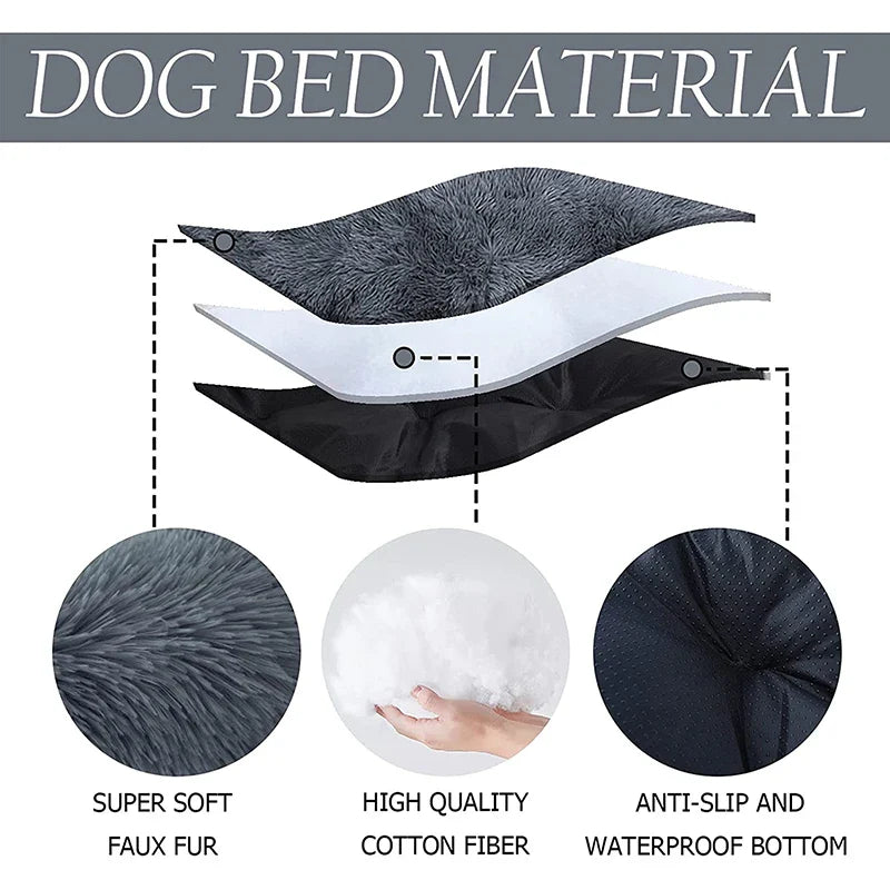 Fluffy Calming Dog Bed
