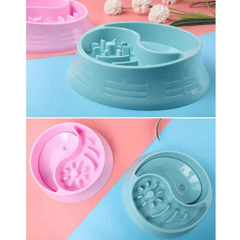 2-in-1 Slow Feeder Dog Bowl