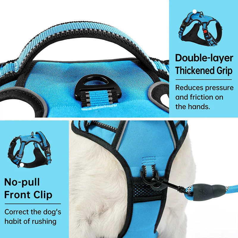 No Pull Reflective Dog Harness