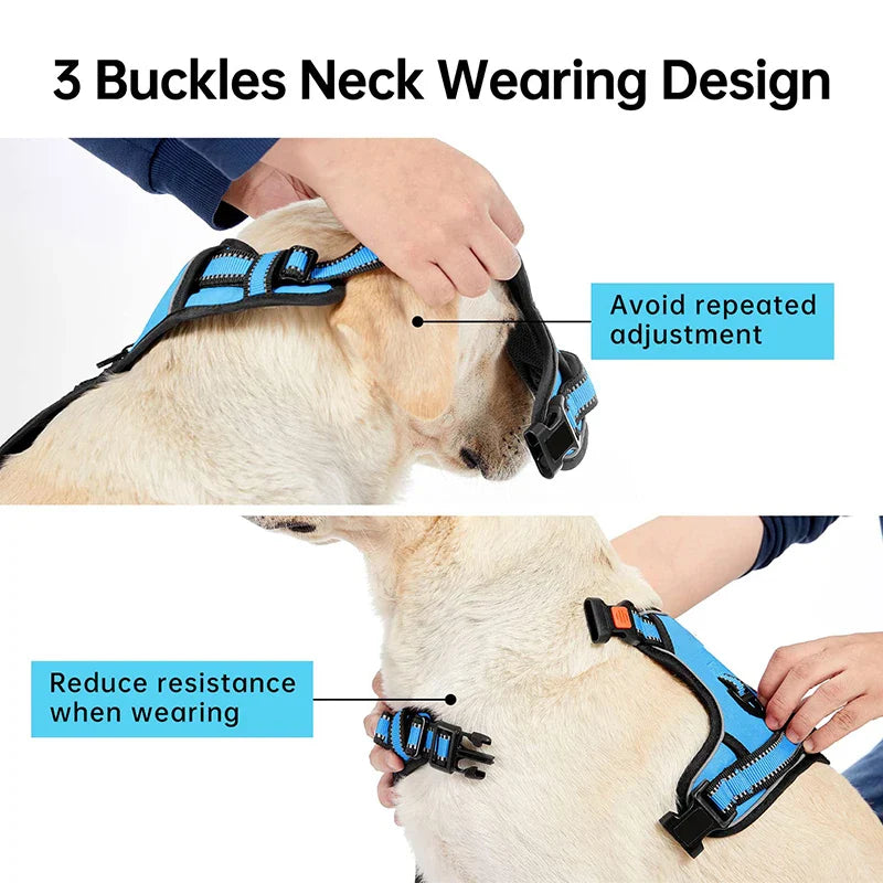No Pull Reflective Dog Harness