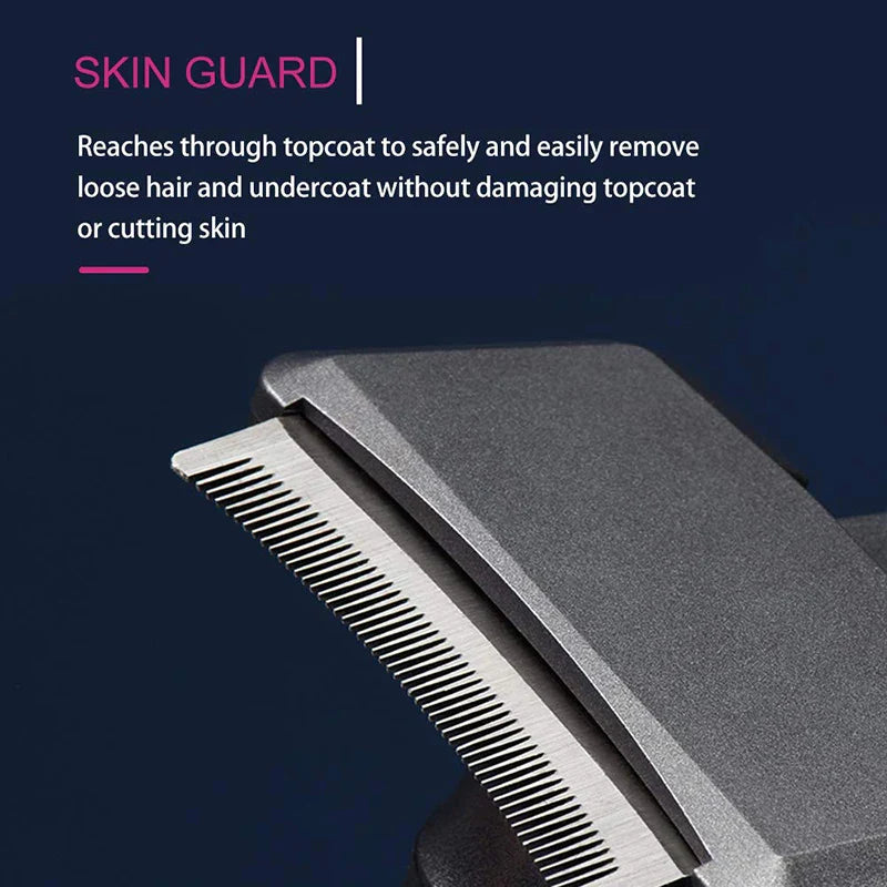 Skin-Friendly Pet Hair Brush