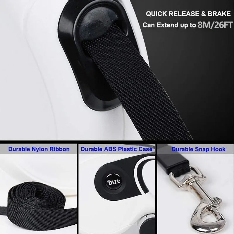 Premium 8M Retractable Dog Leash