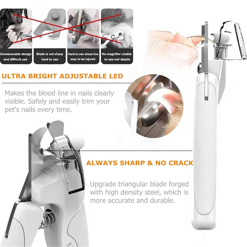 USB Rechargeable Professional Dog Nail Clippers