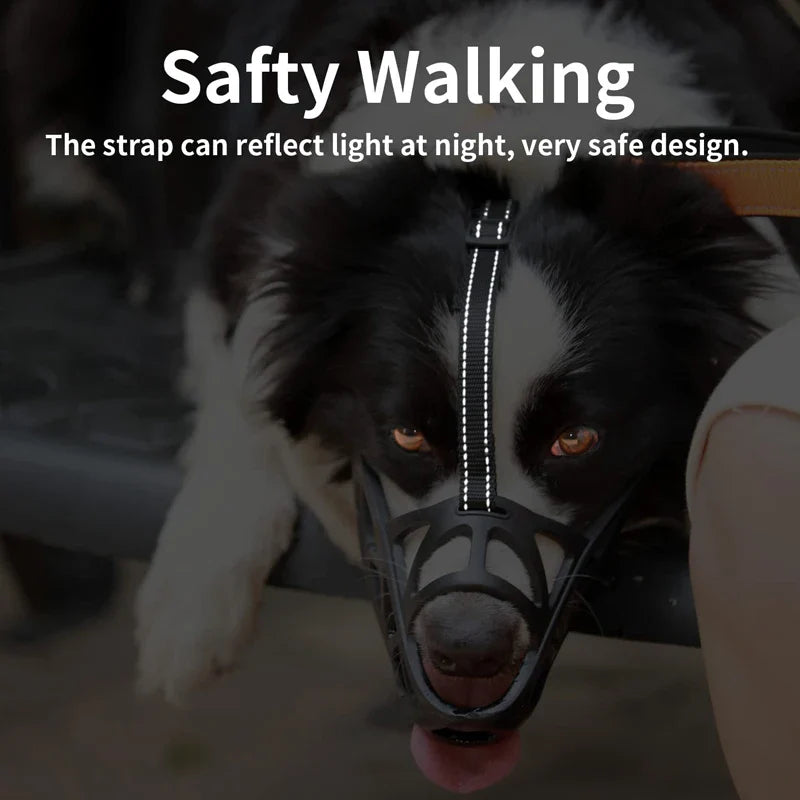 Reflective Basket Dog Muzzle