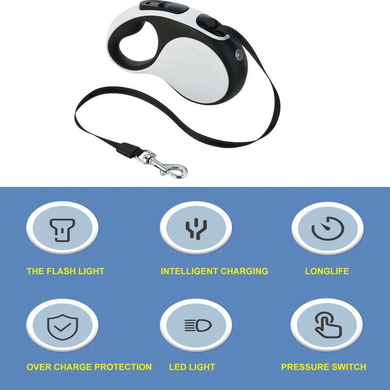 5M Heavy Duty Retractable Dog Leash