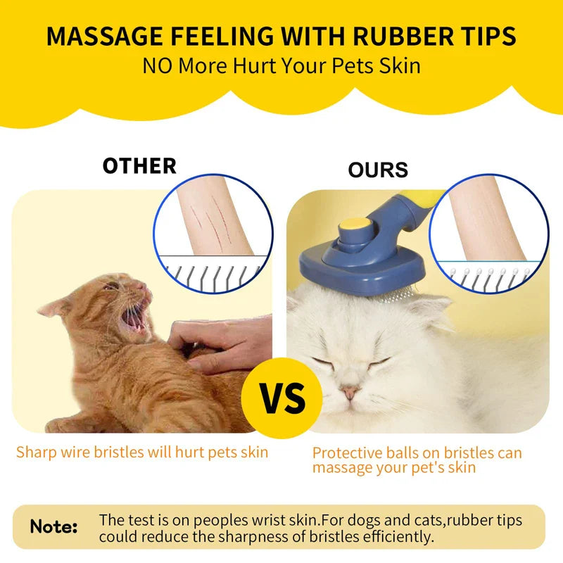 Rotatable Slicker Brush for Cats & Puppies