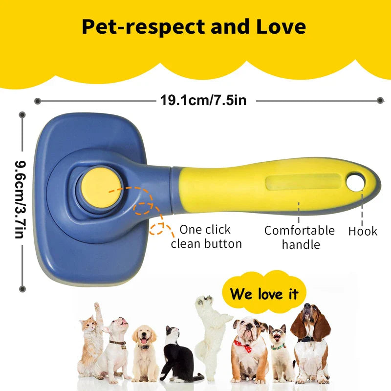 Rotatable Slicker Brush for Cats & Puppies