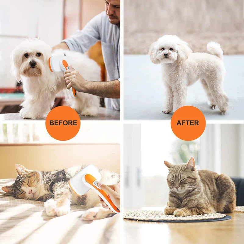 Self-Cleaning Dog Brush