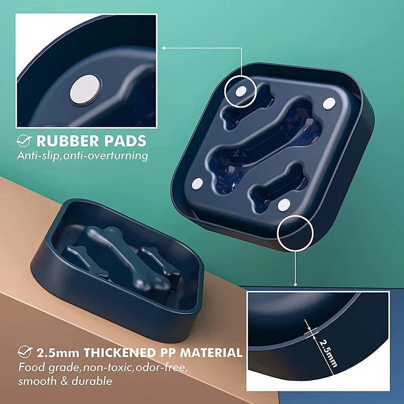 Durable Eco-friendly Slow Feeder Dog Bowl