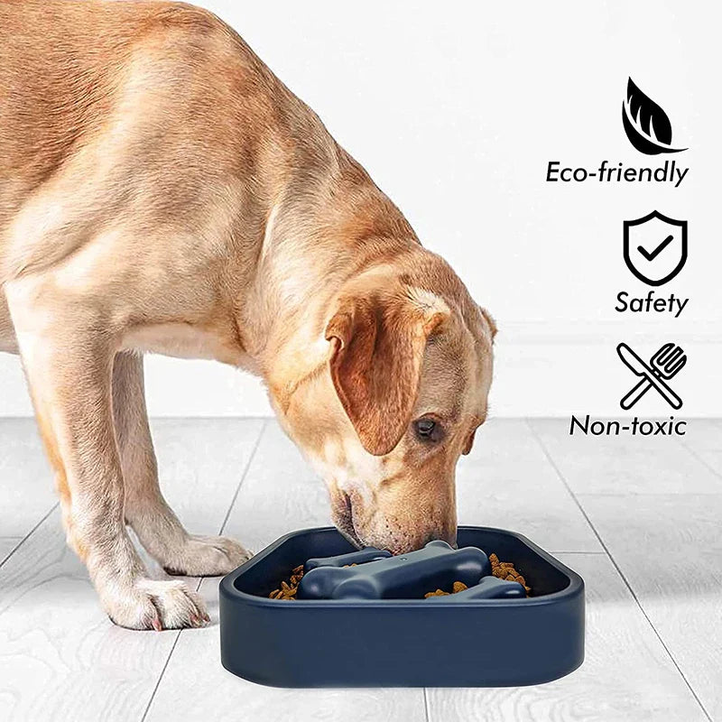 Durable Eco-friendly Slow Feeder Dog Bowl