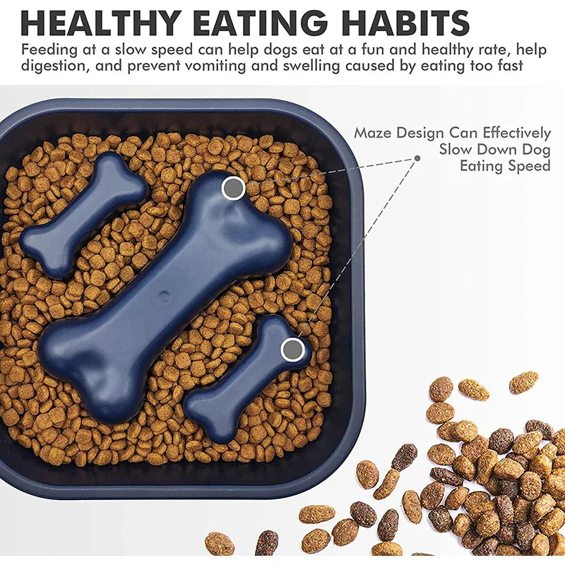 Durable Eco-friendly Slow Feeder Dog Bowl