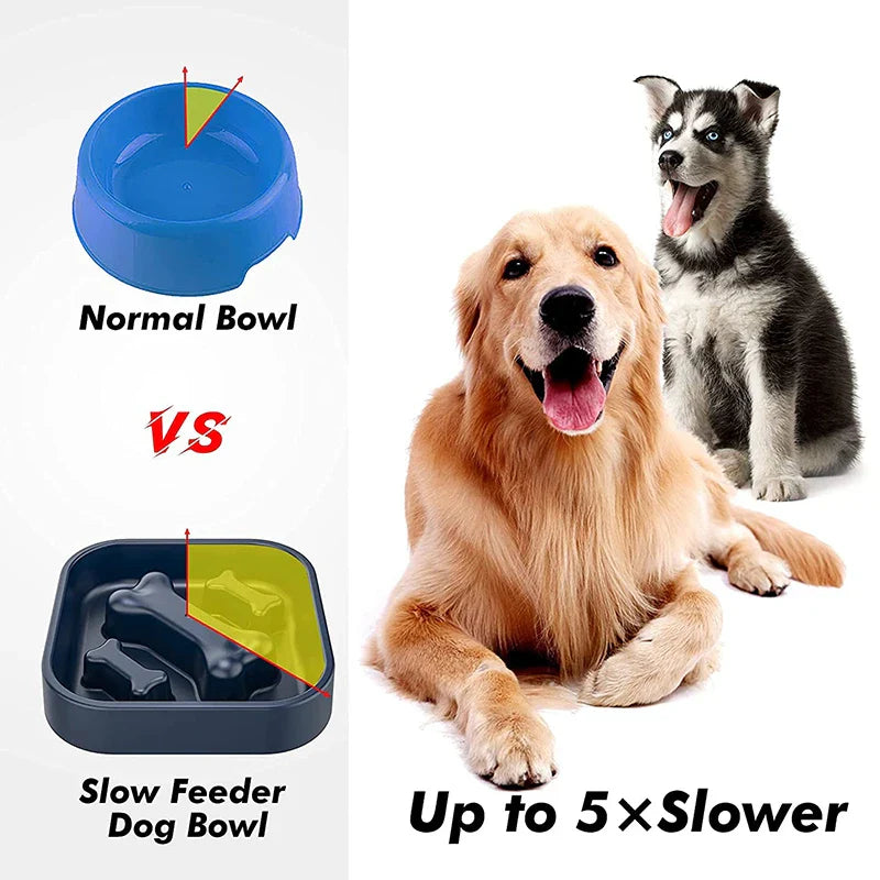 Durable Eco-friendly Slow Feeder Dog Bowl