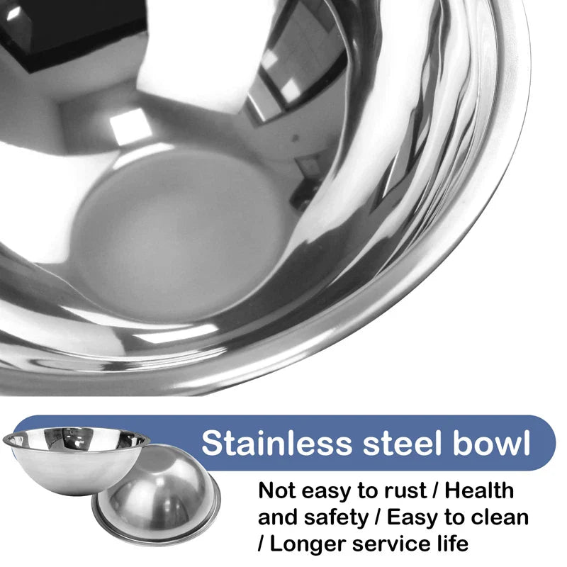 Stainless Steel Tilted Double Dog Bowl