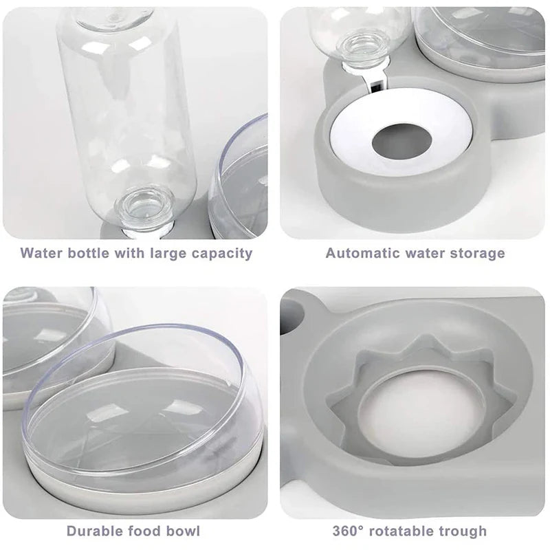 3-in-1 Auto Feeder & Water Bowls
