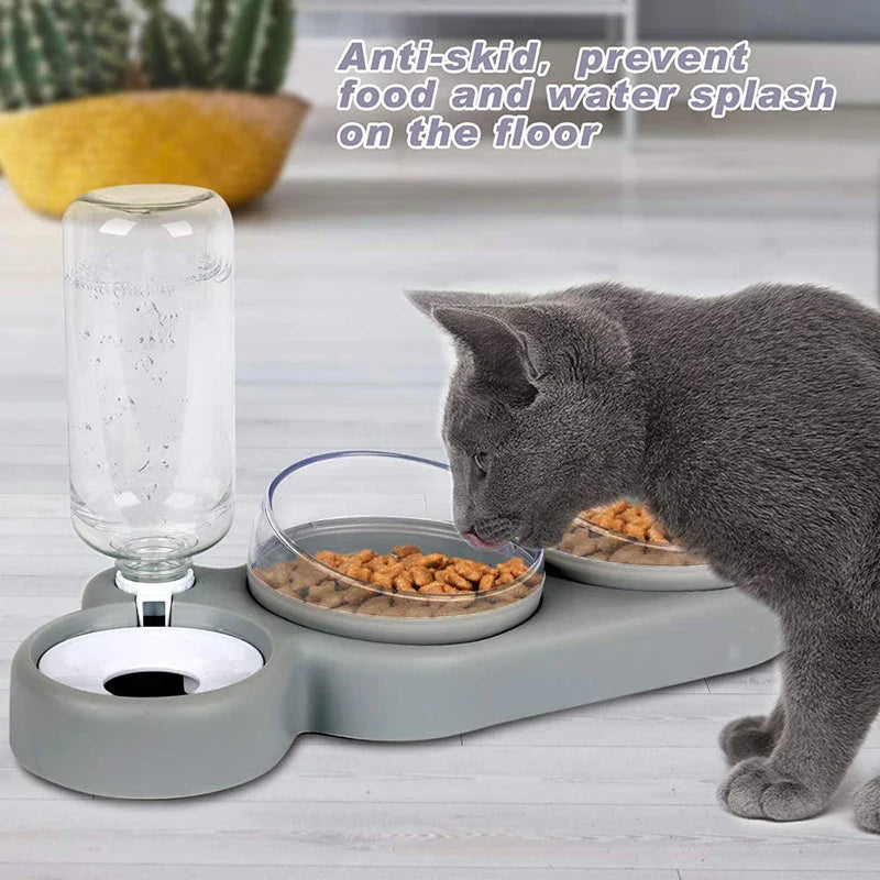 3-in-1 Auto Feeder & Water Bowls