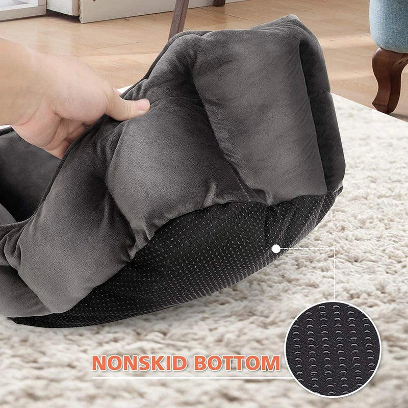 Ultra Soft Washable Pet Bed with Detachable Cushion