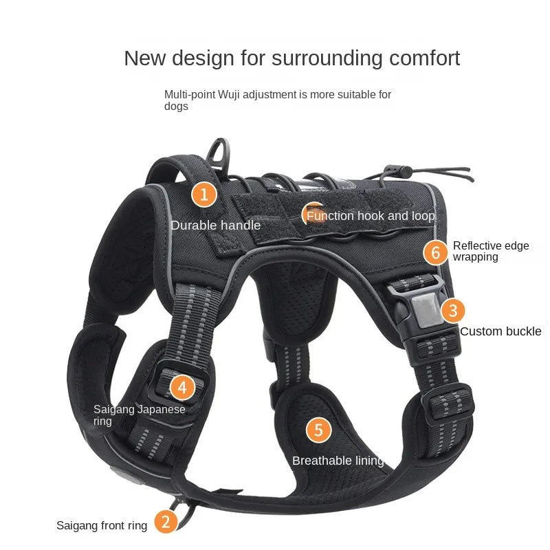 Reflective Dog Training Harness