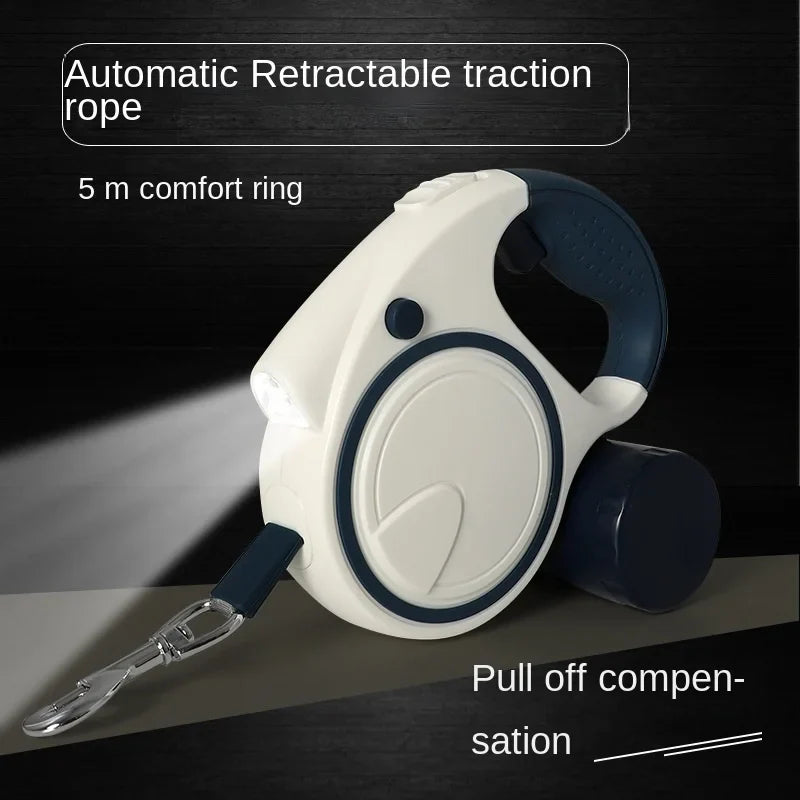 LED Lights Retractable Dog Leash
