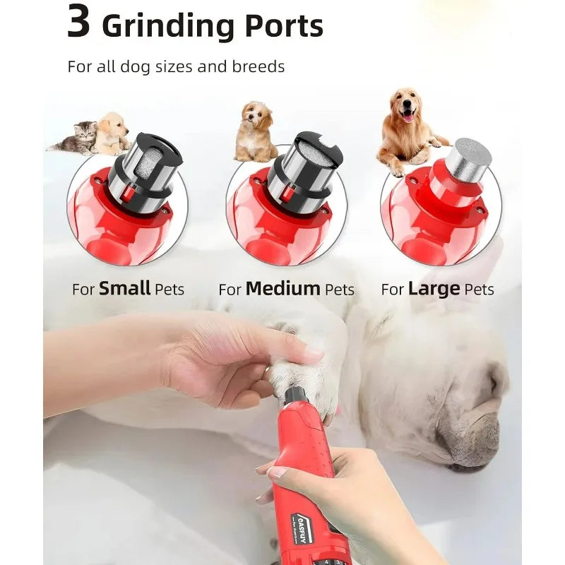 LED Dog Nail Grinder for Dogs & Cats
