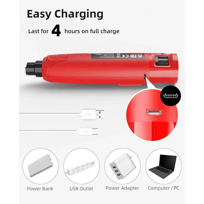 LED Dog Nail Grinder for Dogs & Cats