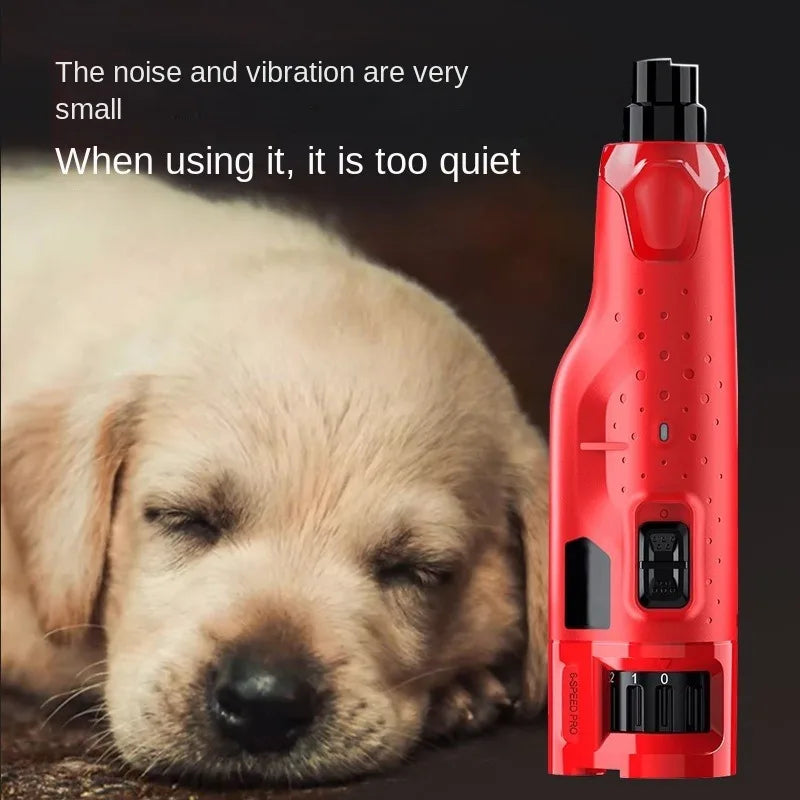 LED Dog Nail Grinder for Dogs & Cats