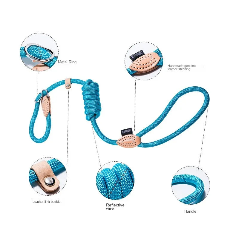 Nylon Reflective Dog Leash For Pets Training