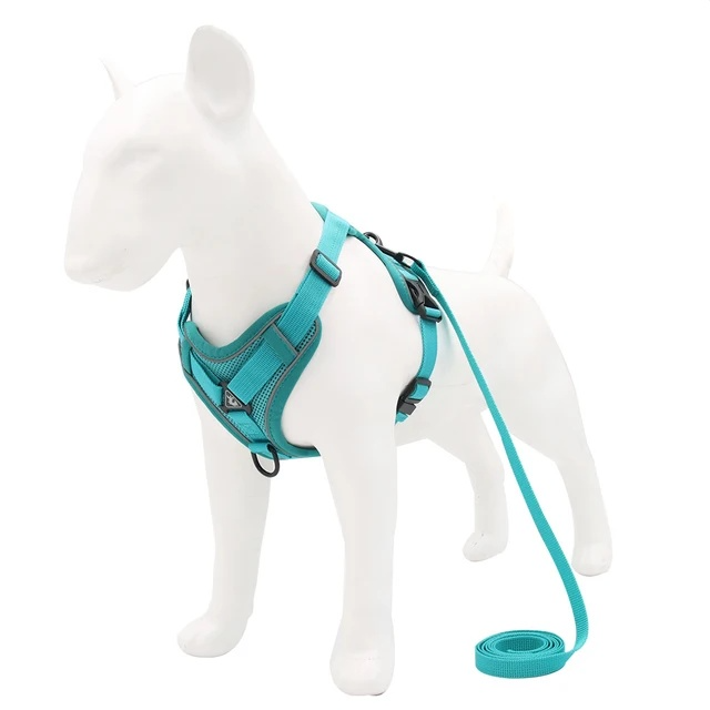 Reflective No-Pull Pet Safety Harness Set