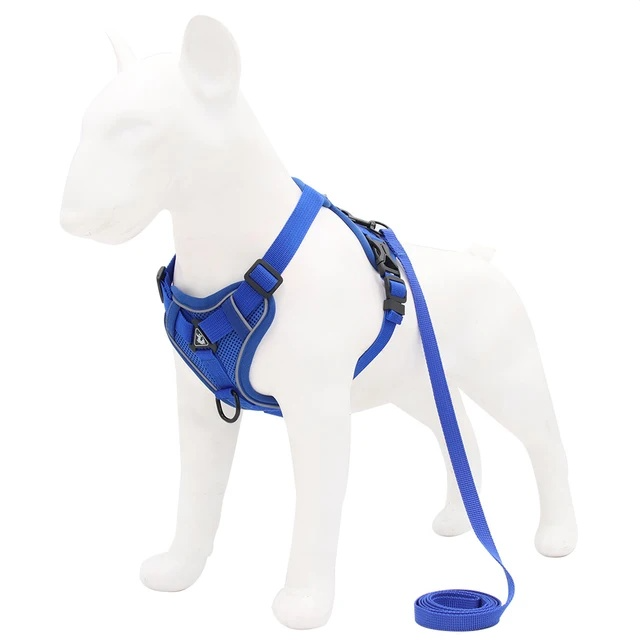 Reflective No-Pull Pet Safety Harness Set