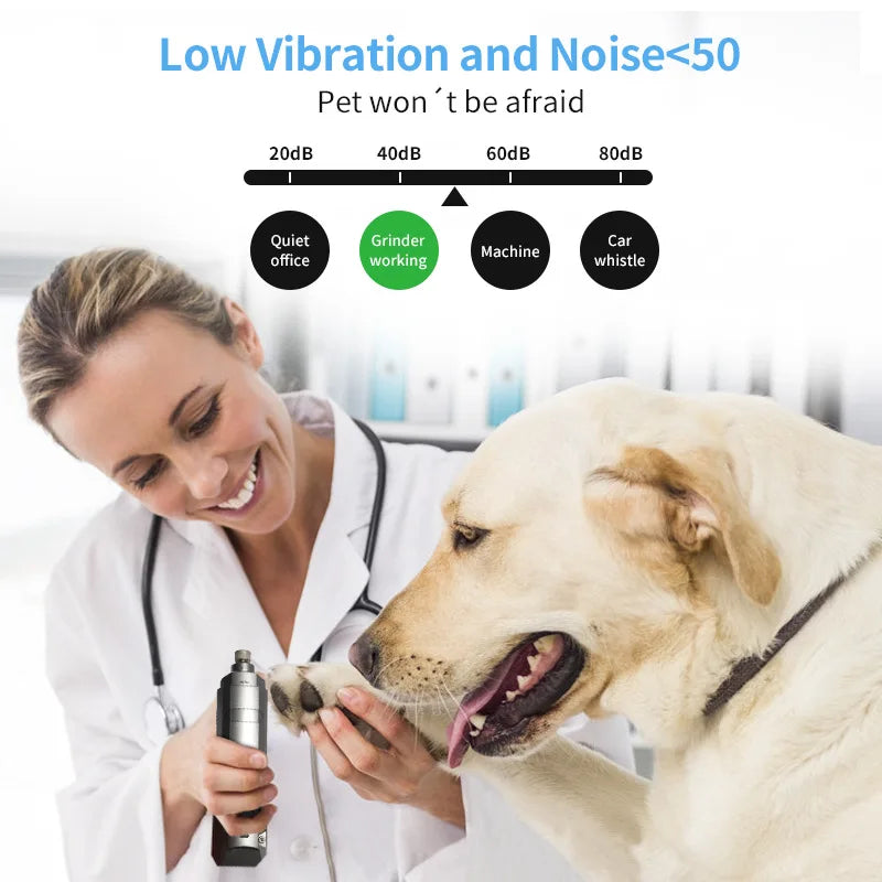 Rechargeable Nail Grinder for Dogs and Cats
