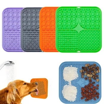 Silicone Dog Sucker Mat for Slow Feeding and Distraction