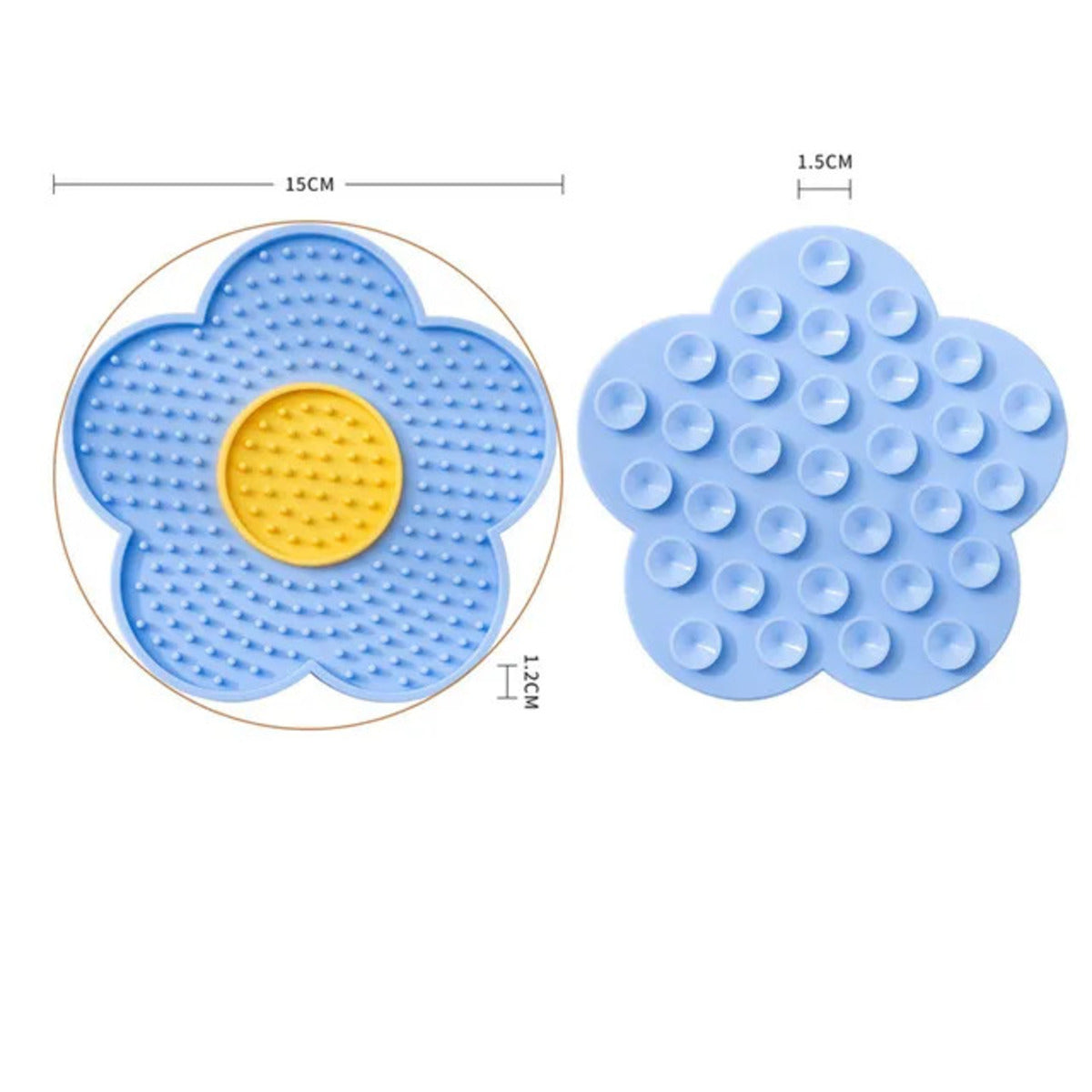 Adorable Licking Pad: Sunflower Shape Silicone Pet Treat Mat