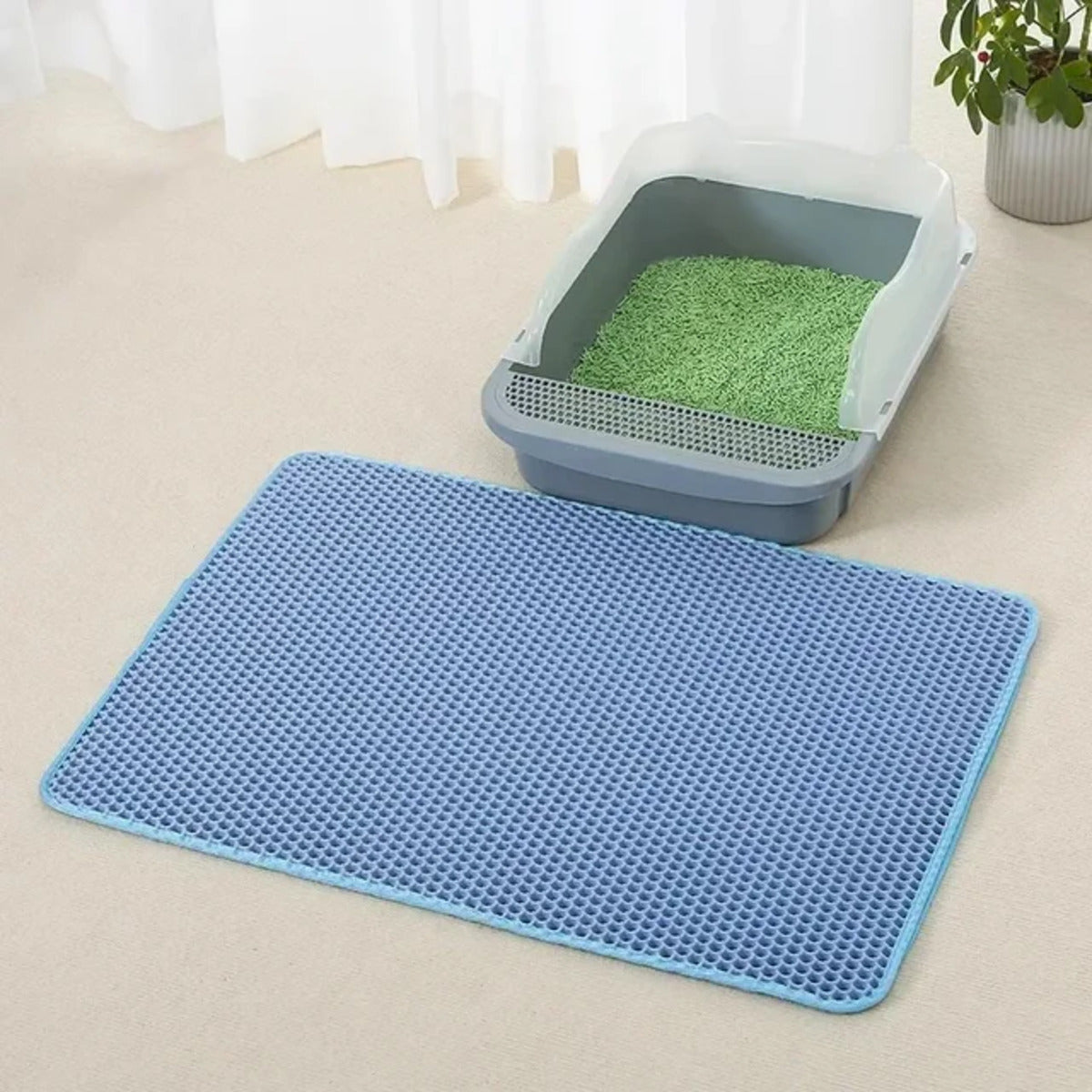 Double-Layer Waterproof Cat Litter Mat