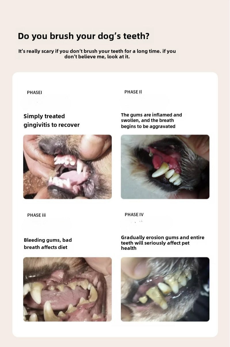 Flexible Finger Toothbrush for Pets