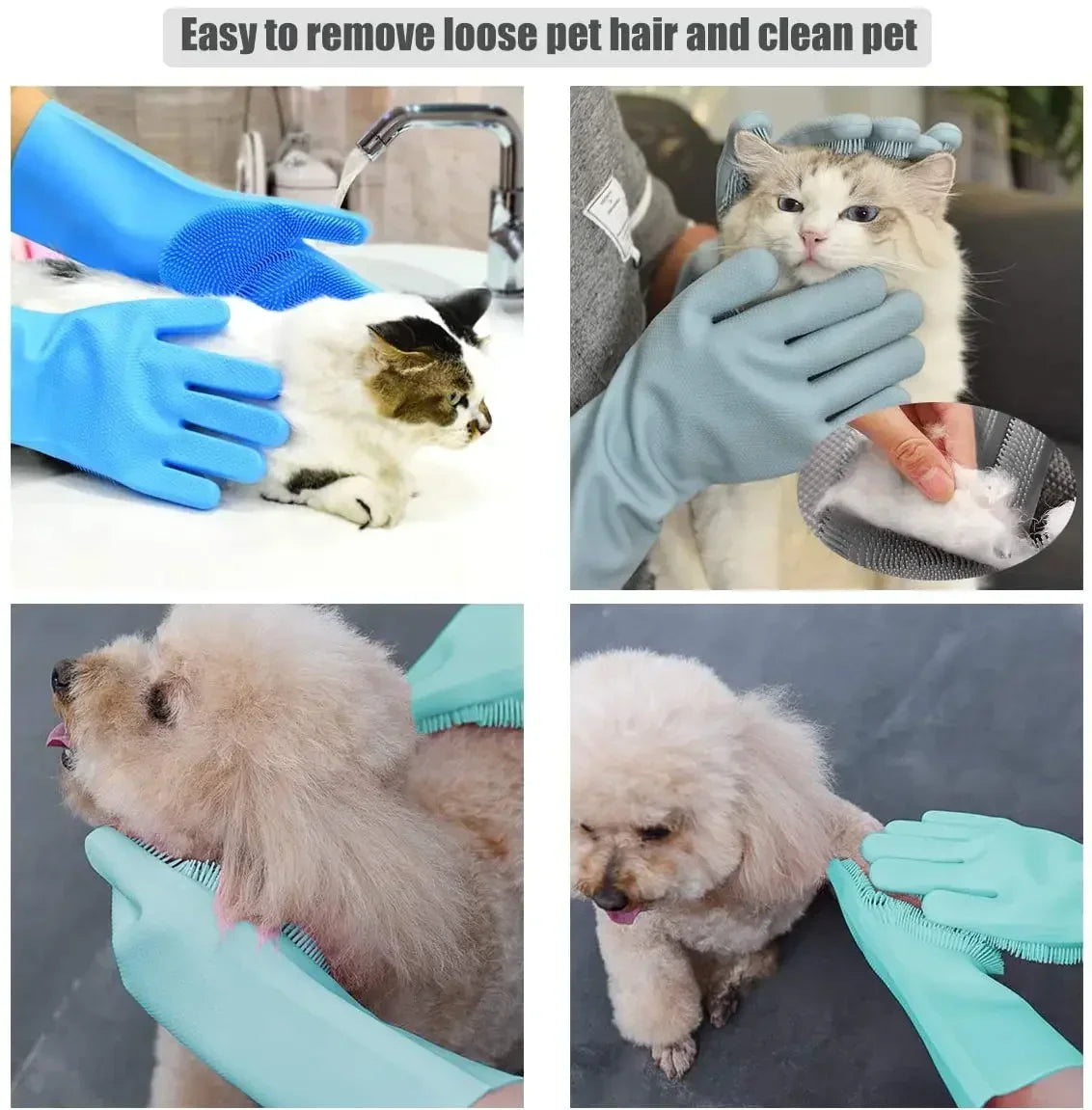Gentle Hair Removal and Deep Cleaning Glove
