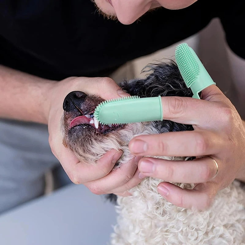 Flexible Finger Toothbrush for Pets