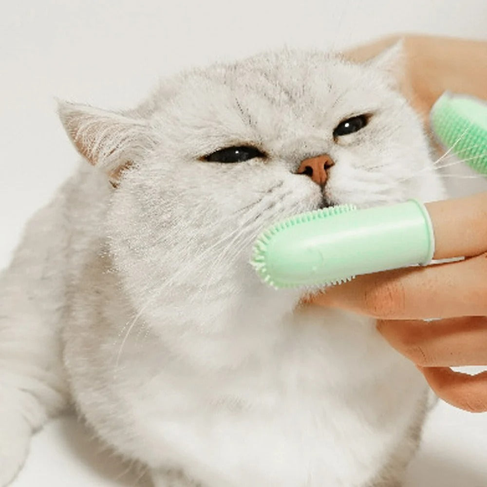 Flexible Finger Toothbrush for Pets